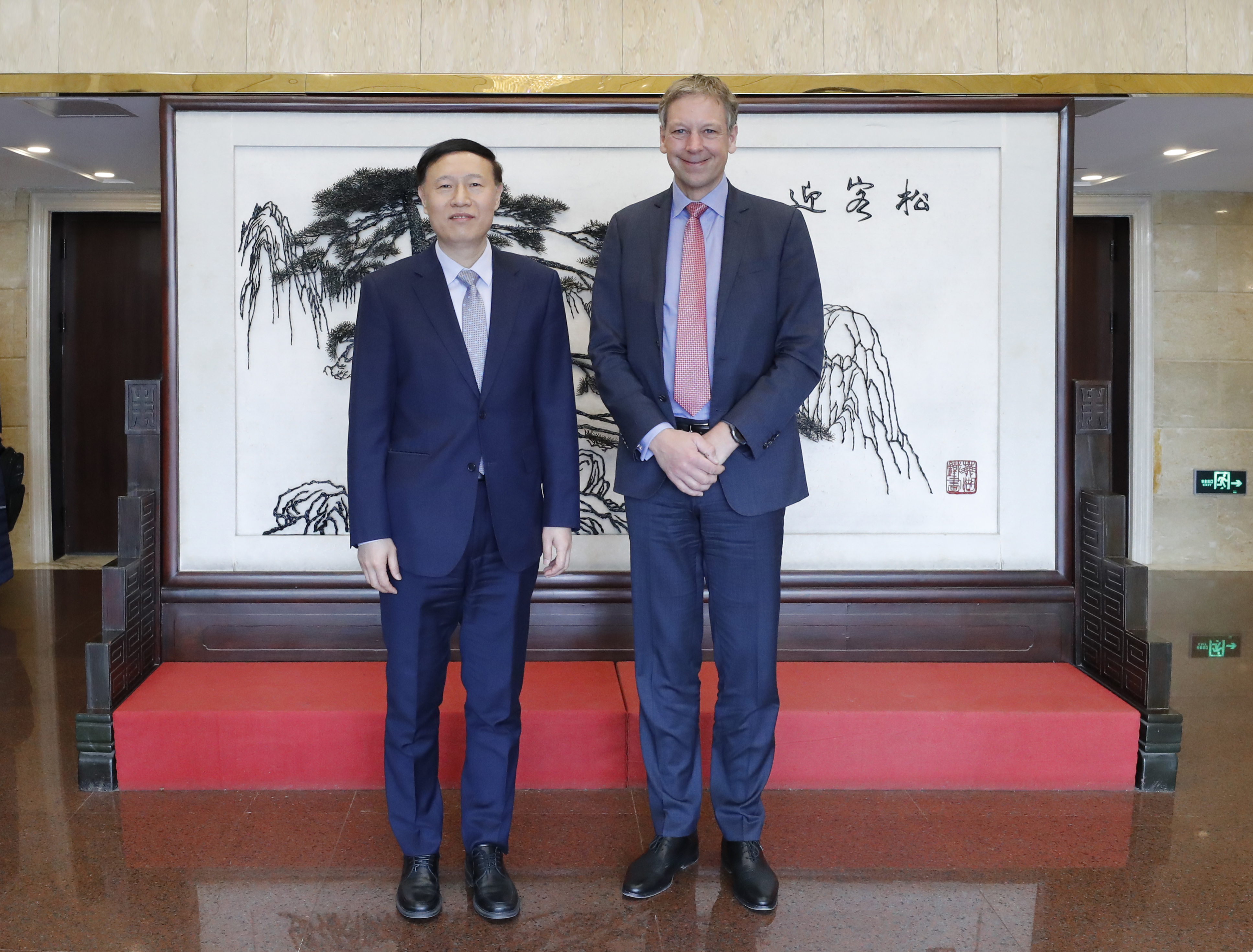 赵世堂会见力拓集团首席执行官石道成-尊龙凯时