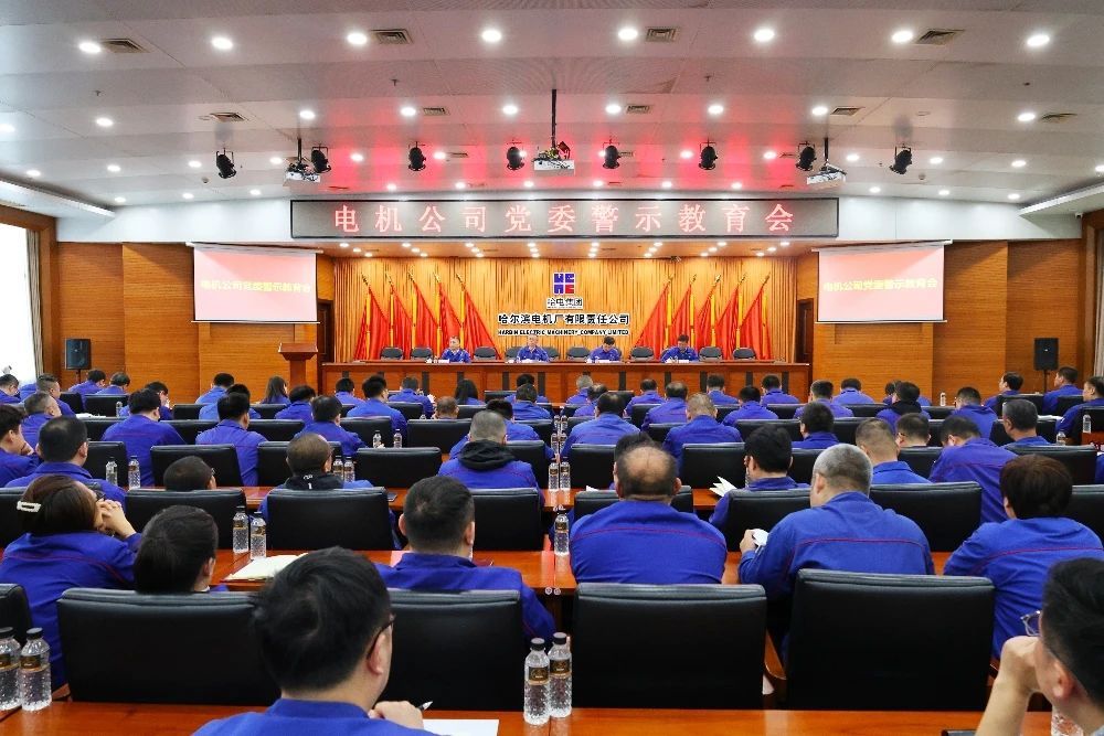 电机公司党委召开警示教育会 推动深入贯彻中央八项划定精神学习教育走深走实-尊龙凯时