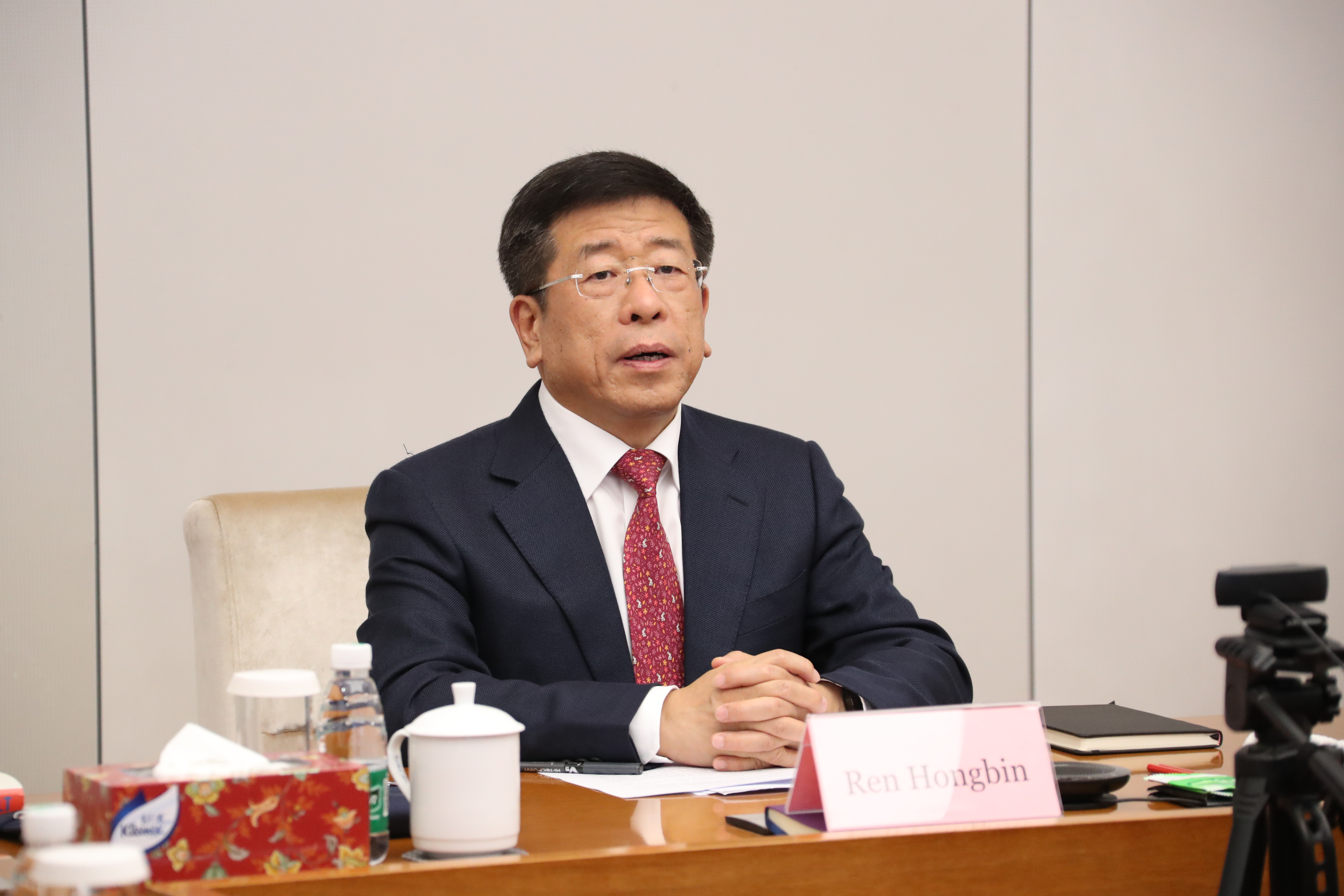 任洪斌出席联合国全球左券组织理事会聚会（线上）-尊龙凯时