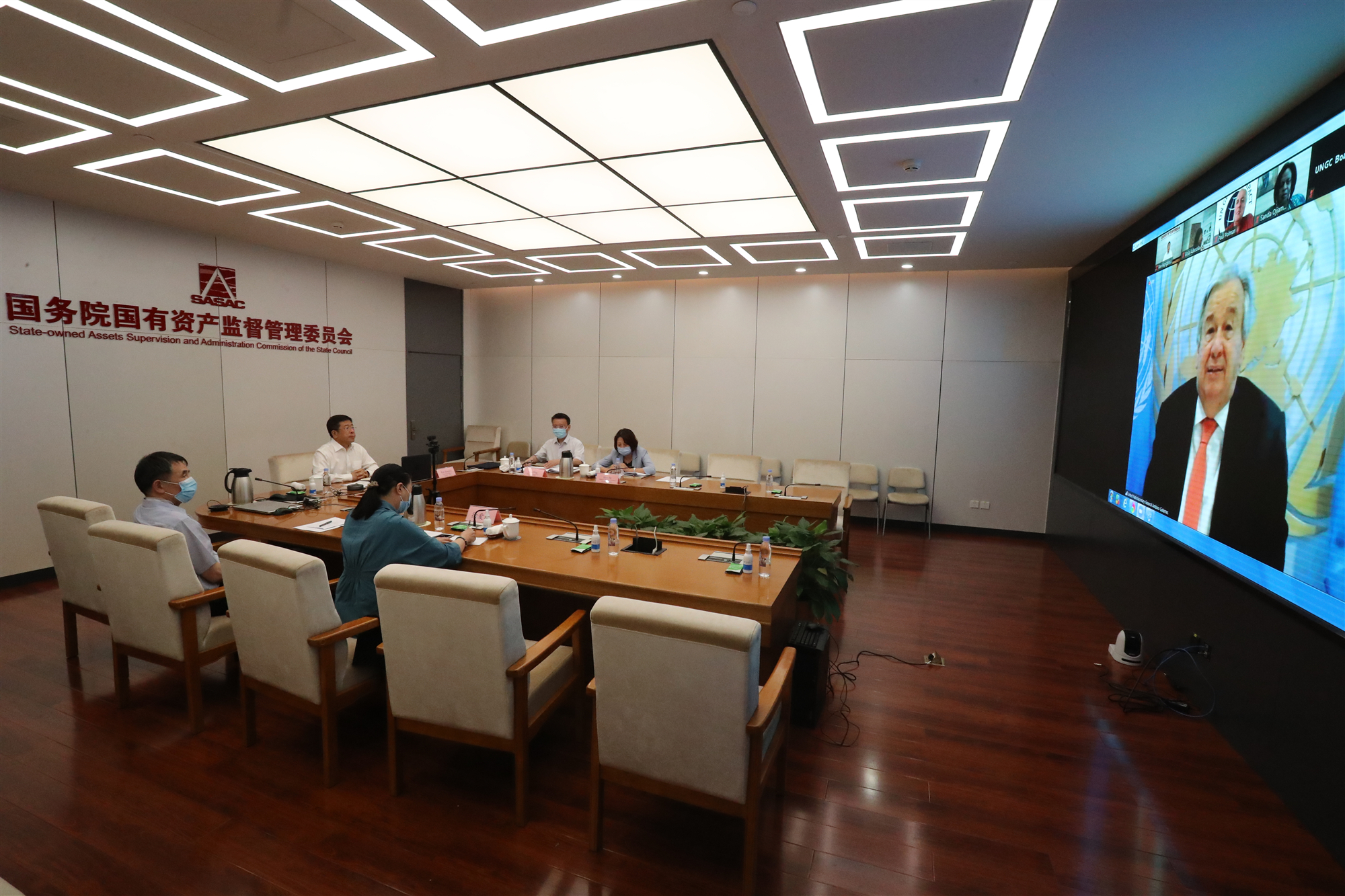 任洪斌出席联合国全球左券组织理事会聚会（线上）-尊龙凯时