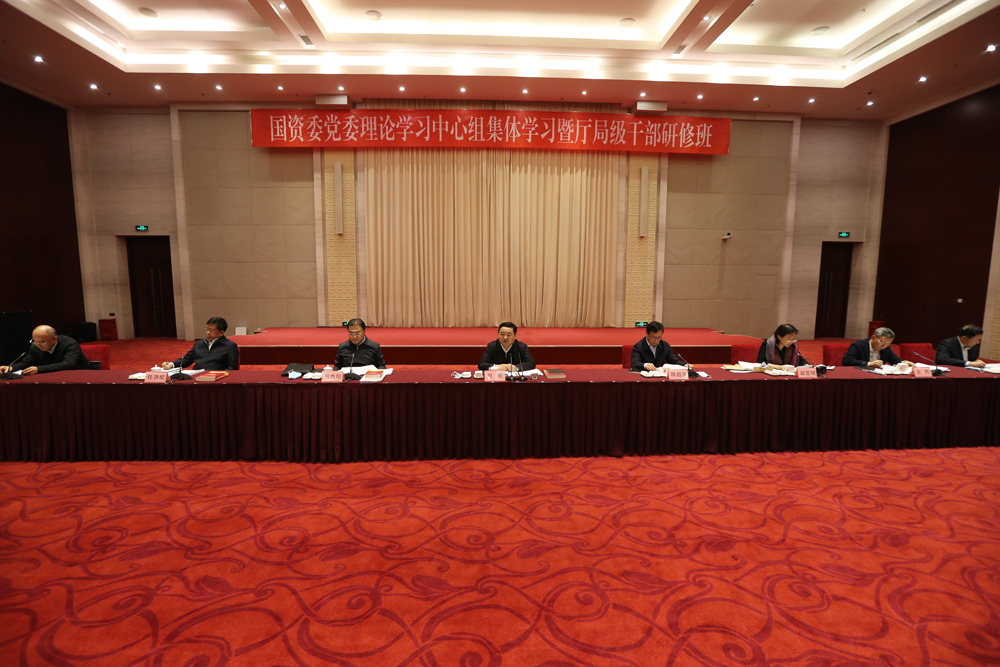 国资委党委举治理论学习中心组整体学习暨厅局级干部研修班 深入学习贯彻党的...-尊龙凯时